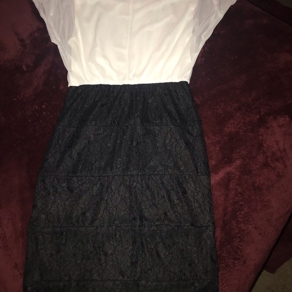 En focus studio black and white dress - Picture 2 of 2